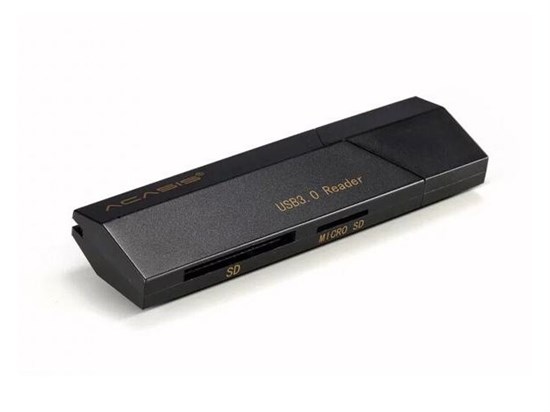 Card Reader USB 3.0 ACASIS IS001 (SD/ microSD), чёрный 36965 - фото 18211