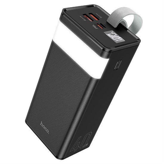 Портативный аккумулятор hoco J86 40000mAh, 2xUSB, чёрный 37083 - фото 18346