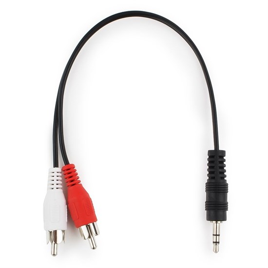 Переходник jack 3.5 мм (m) - 2xRCA (m) 0.2м Cablexpert (CCA-458/0.2) 37156 - фото 18426
