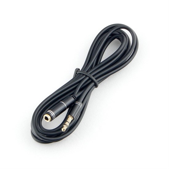 Удлинитель аудио jack 3.5 мм (M) - jack 3.5 мм (F), 2.0м Cablexpert Pro (CCAB-02-35MF-2MB) 37171 - фото 18437