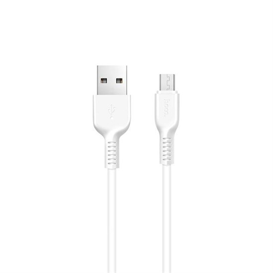 Кабель USB A --> Micro USB 5P (B) 1.0м hoco X20, белый 37094 - фото 18478