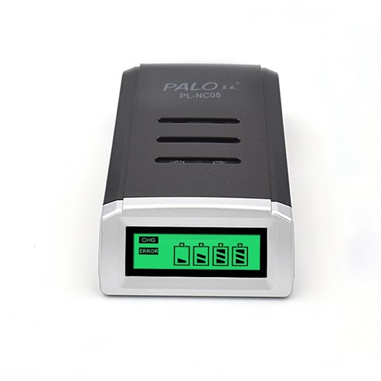 Зарядное устройство PALO PL-NC05 C905W (для 1-4 акк. АА/AAA) NiCd/NiMh, ЖК-дисплей, 220В 36789 - фото 18746