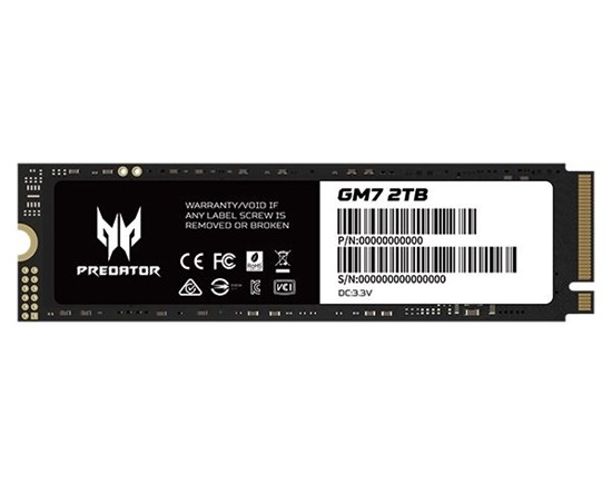 SSD M.2 2280 PCIe 4.0 x4 2 TB Acer Predator GM7 7200/6300 MB/s BL.9BWWR.119 37286 - фото 18903