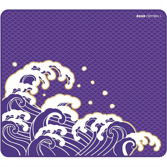 Коврик для мыши X-raypad Aqua Control Plus Wave Violet L (360x300x4мм) 36823 - фото 19135