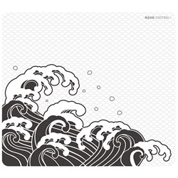 Коврик для мыши X-raypad Aqua Control Plus Wave Storm L (360x300x4мм) 36824 - фото 19136