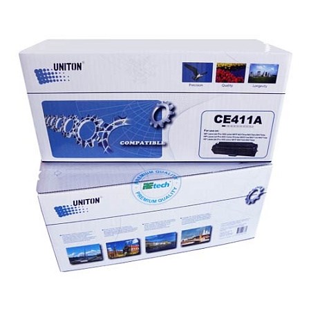 К-ж HP CE411A для HP CLJ Pro 300 Color M351 /Pro 400 Color M451, голубой, 2600стр., Uniton Premium 37456 - фото 19327