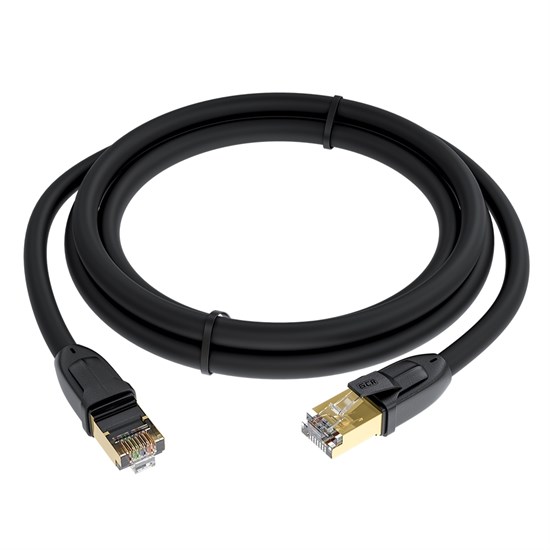Patch-cord FTP кат.6, 3.0м Greenconnect медь 25AWG, 24K Gold (GCR-FTP61-3.0m) 37313 - фото 19356