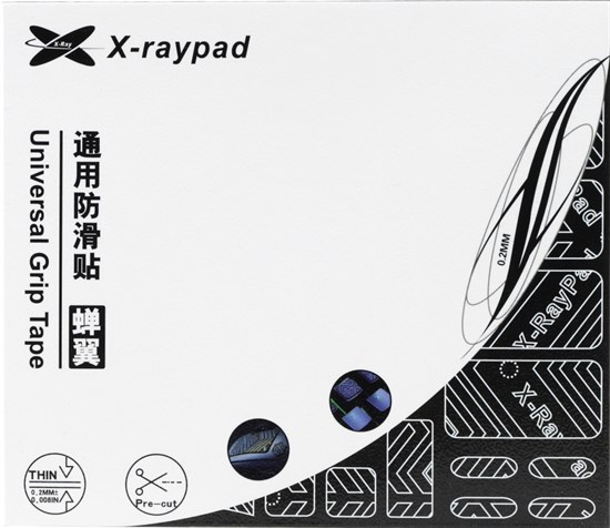 Противоскользящие наклейки на мышь X-raypad Cicada Wings 0.22mm универсальные, чёрные (34шт.) 37605 - фото 19550