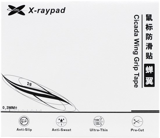 Противоскользящие наклейки на мышь X-raypad Cicada Wings 0.22mm для Logitech G Pro X Superlight, белые 37610 - фото 19559
