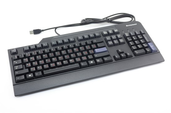 Клавиатура Lenovo Preferred Pro черная, 104кл., USB (без подставки) 37059 - фото 19933