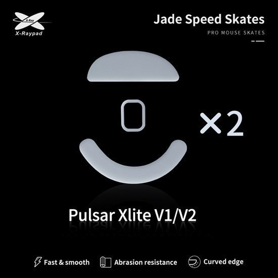 Ножки для мыши (глайды) X-raypad Jade Speed для Pulsar Xlite V1/V2, комплект из 2-х наборов 38027 - фото 20043
