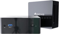 Мини-ПК SOYO M2 Plus (Intel N100/16GB DDR4/512GB SSD/4xUSB3.2+1x2.0+Type-C/GLAN/DP/HDMI/Jack 3.5/WiFi/BT/microSD/Win11Pro/БП12V) 38127 - фото 20257