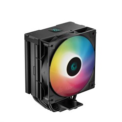 Кулер Deepcool AG400 DIGITAL BK ARGB (низкопрофильный, TDP 220W, 4 heatpipe, 120x25мм PWM, 636г, 120x92x153мм) 37687 - фото 20691