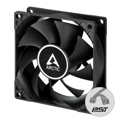 Вентилятор ARCTIC F8 PWM PST Black 80x80x25мм, Fluid Dynamic Bearing, PWM PST, 300-2000 RPM, 22.5 dBA, 31 CFM  (ACFAN00204A) 36920 - фото 20741