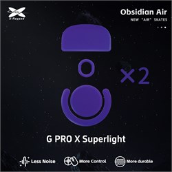 Ножки для мыши (глайды) X-raypad Obsidian Air для Logitech G Pro X Superlight, комплект из 2-х наборов 38827 - фото 21075