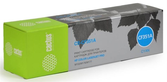 К-ж HP CF351A LaserJet M153/M176/M177 Cyan, Cactus 31363 - фото 5776