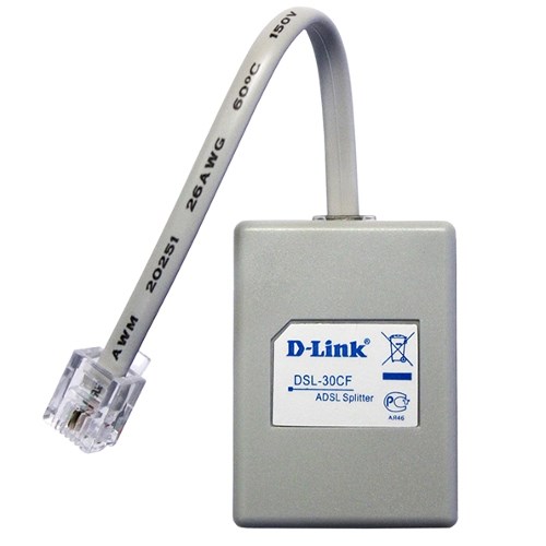 ADSL Splitter D-Link DSL-30CF/RS (1xRJ-11 --> 2xRJ-11, микрофильтр, AnnexA) 27252 - фото 6419