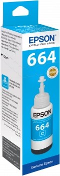 К-ж Epson T6642 с голубыми чернилами для L100/110/120/200/210/300/350/355/550/555/1300 (70 мл) 28834 - фото 6558