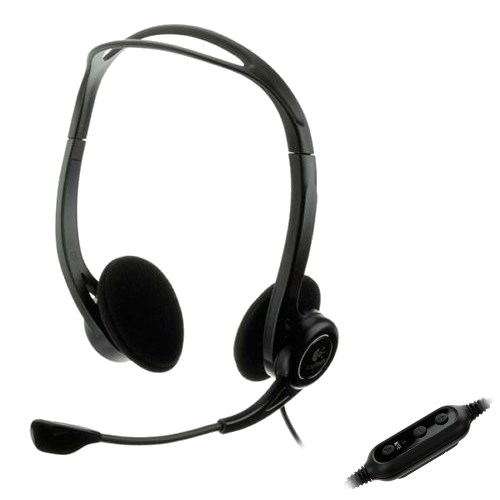 Logitech PC Headset 960 USB (оголовье, открытая, USB) (981-000100) 24165 - фото 7031
