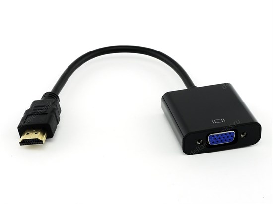 Переходник-конвертер HDMI (M) -> VGA (15F) кабель 0.1м 29976 - фото 7142