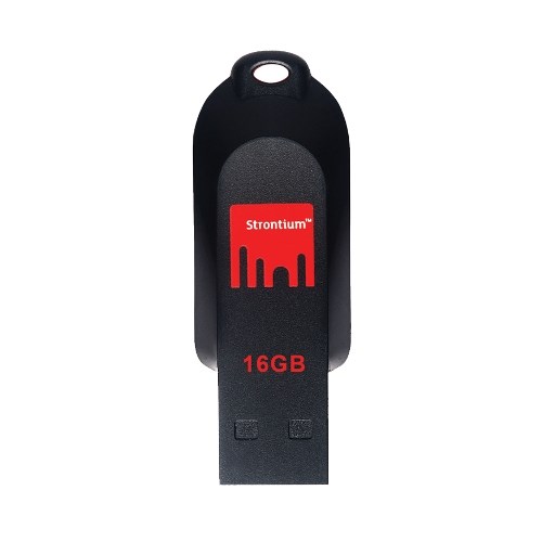 USB 2.0 Flash Drive 16GB Strontium DRIVE POLLEX черный/красный (SR16GRDPOLLEX) 30551 - фото 7436