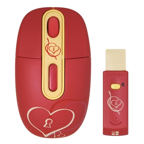 Мышь беспров. A4Tech G-Cube Enchanted - Heart & Soul, красная, USB (G4E-10S) 19880 - фото 7919