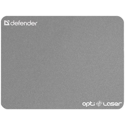 Коврик для мыши Defender Ergo Optic Laser Silver (пластик) 220х180х0.4мм (50410) 31301 - фото 8164