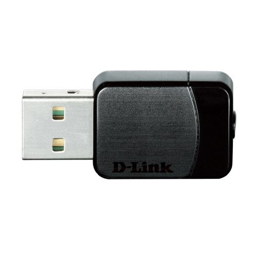 Wi-Fi адаптер USB 802.11n/ac D-Link DWA-171/RU/D1A/C1A, AC600 150/433Mbit/s, Dual-Band 32513 - фото 8686