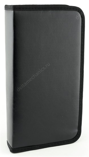Портмоне на 80 CD/DVD, черное, кожзам. 32702 - фото 9492