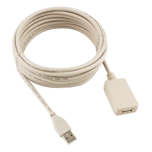Удлинитель USB Am-Af 4.8м Cablexpert активный (USB 2.0) 11313 - фото 9519