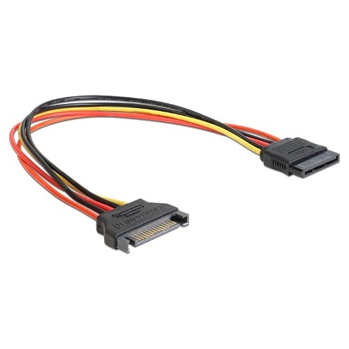 Удлинитель питания устройств SATA(15M)-->SATA(15F), 30см 32524 - фото 9520