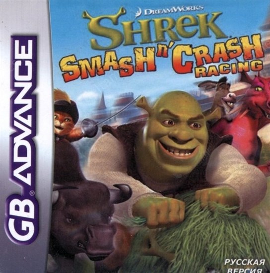 Shrek Smash 'n' Crash Racing (игра для игровой приставки GBA) 14288 - фото 9767