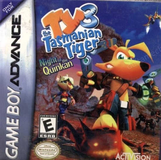 TY3 The Tasmanian Tiger Night of the Quinkan (игра для игровой приставки GBA) 14432 - фото 9808