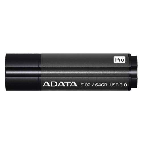 USB 3.0 Flash Drive 64GB ADATA Superior S102 Pro, серый алюминий (AS102P-64G-RGY) 32833 - фото 9999