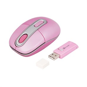 Мышь беспров. A4Tech G-Cube Cosmo-tini, розовая, USB (G4T-10C) 26475