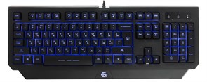 Клавиатура Gembird KB-G300L, 3цв. подсветка, 104кл., USB 32938