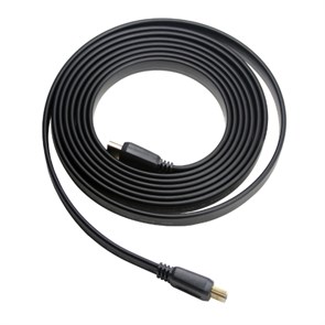 Кабель HDMI19M - HDMI19M плоский, 1.4b/2.0 Cablexpert, 1.8м 29200