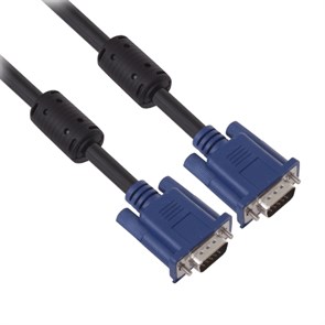 Кабель SVGA 15M-15M (сигн., экранированный, 2 фильтра) 30м 11801