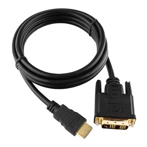 Кабель HDMI19M - DVI19M High Speed, зол.конт., экран, 1.8м 13118