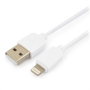 Кабель USB A --> Lightning 8pin (m) 0.5м для Apple Гарнизон, белый 32932