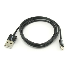 Кабель USB A --> Lightning 8pin (m) 1.0м для Apple, MFI 2.1A, цвет черный, Ugreen 31805