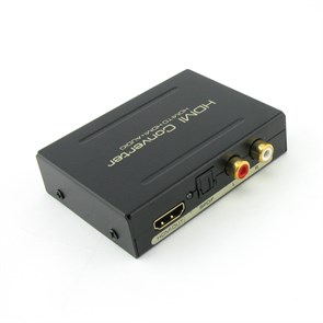 Переходник-конвертер HDMI (F) -> Аудио (2xRCA (F) + S/PDIF) + HDMI (F) с блоком питания 32868