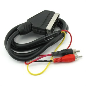 Кабель SCART-->2 RCA 1.2м 10587