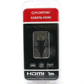 Кабель HDMI19M - HDMI19M 1.4b, 1.0м Floston 5101A 27565