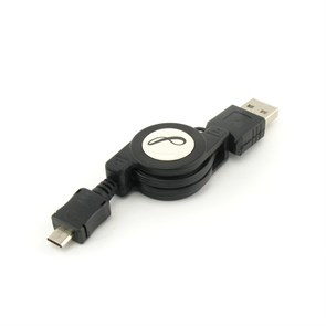 Кабель USB A --> Micro USB 5P (B) 0.8м (рулетка) (USB 2.0) 29834