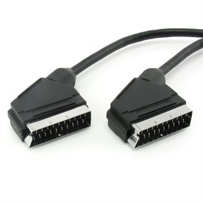 Кабель SCART-SCART 21pin 0.8м 6390
