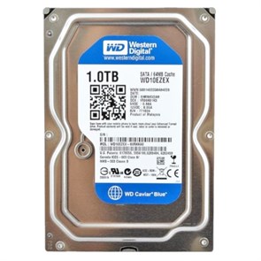 SATA 1.0 TB WD (WD10EZEX) "Caviar Blue" SATA-3 6Gb/s, 7200rpm, 64MB 27544