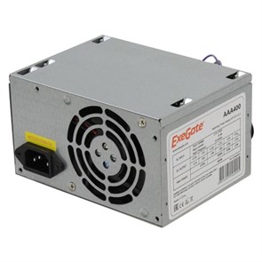 Блок питания ATX 400W ExeGate (ATX-AAA400), 12V@14A+14A, 8cm fan (ES259590RUS) 33083