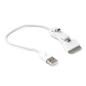 Кабель для зарядки USB A-USBTO12B (mini-USB, micro-USB, iPhone 30-pin) 33243