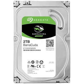 SATA 2.0 TB Seagate (ST2000DM008) BarraCuda SATA-3 6Gb/s, 7200rpm, 256MB 33434